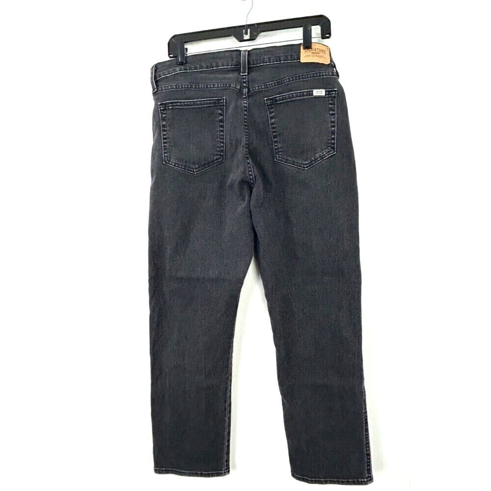 Levi Strauss Signature Gold Women Black Heritage High Rise Jean Sz 12 1065H1 - Picture 8 of 11